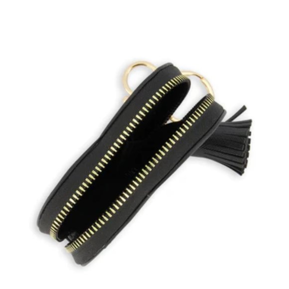 SOLD - Heart Shaped Coin Purse Key Fob - Picture 2 of 4